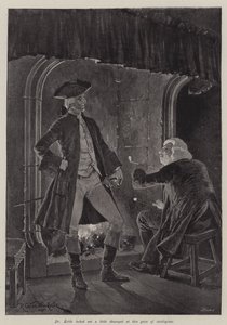 Illustration til A Colonel of The Empire, af Emily Lawless af Richard Caton Woodville junior